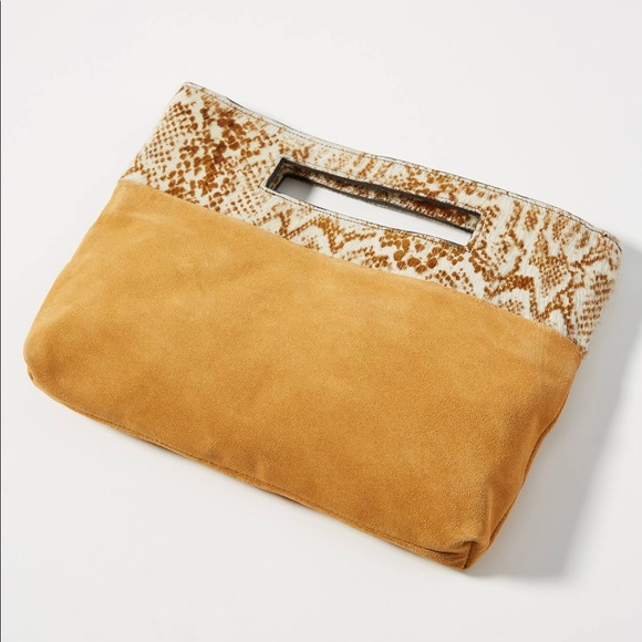 Anthropologie Tara Textured Clutch - Picture 2 of 4